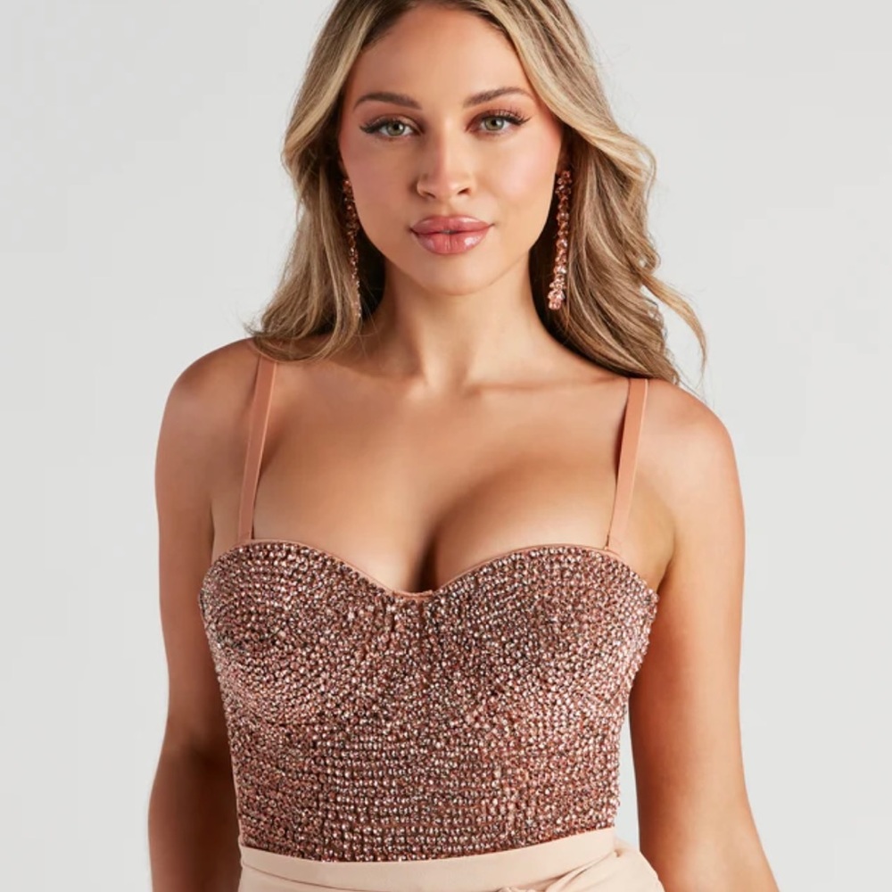 Windsor Sparkle and Shine Rhinestone Bustier - Sz Sm